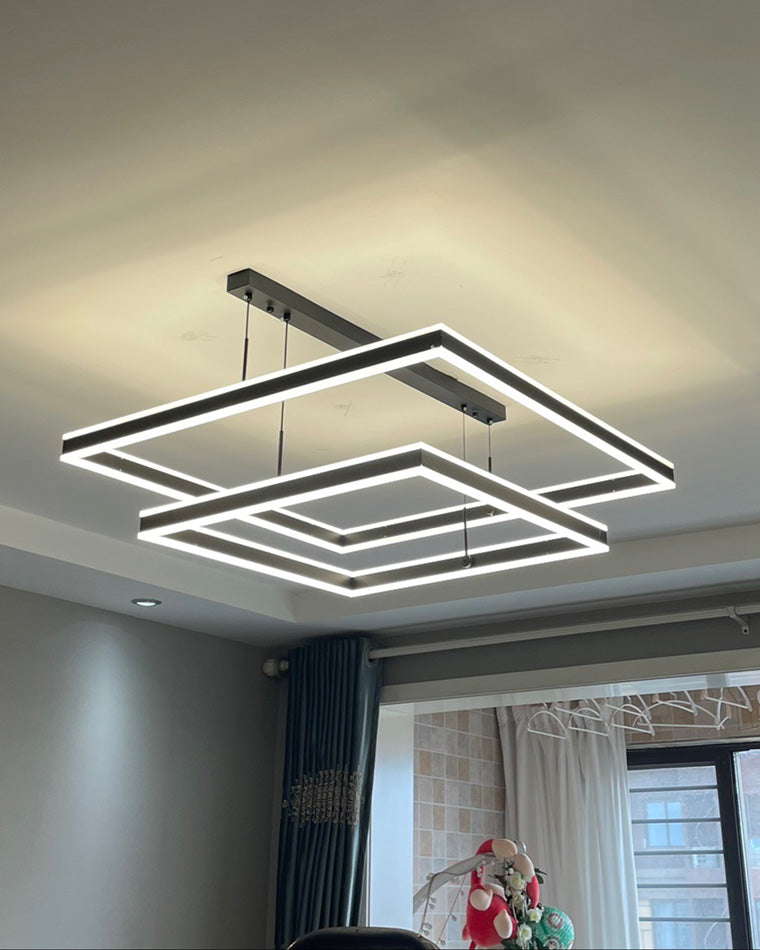 Square Cascade Chandelier