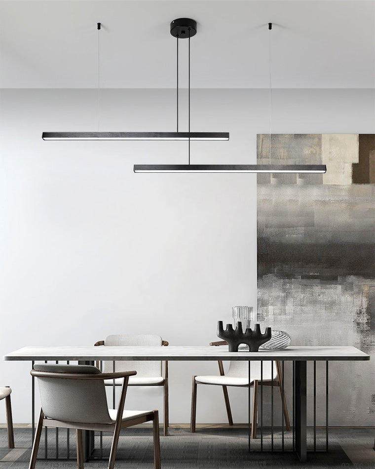 Multi-rod LED chandelier