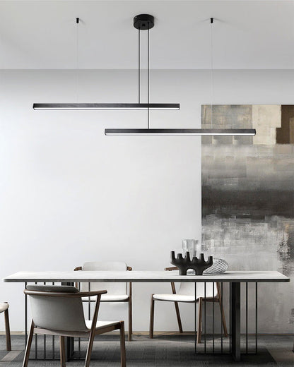 Multi-rod LED chandelier