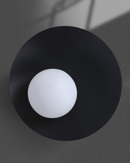 Asymmetrical Frosted Glass Globe Ceiling Light