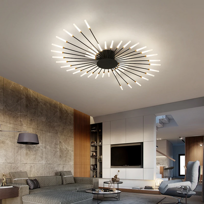 Recessed Ceiling Light with Glowing Star Effect