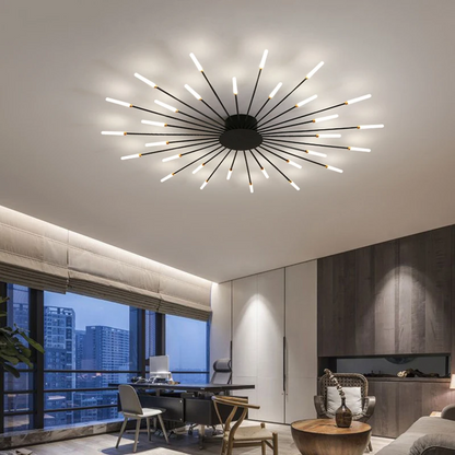Recessed Ceiling Light with Glowing Star Effect