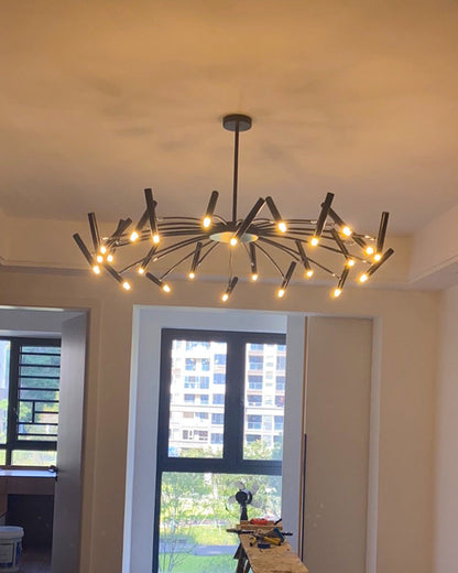 Adjustable Candelabra Chandelier