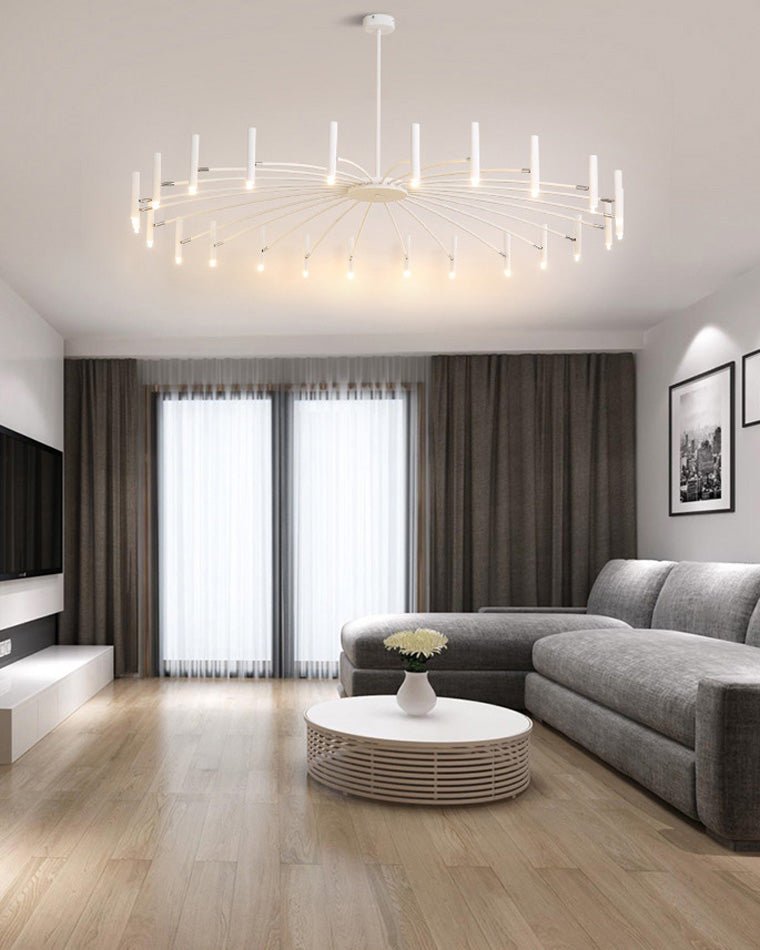 Adjustable Candelabra Chandelier