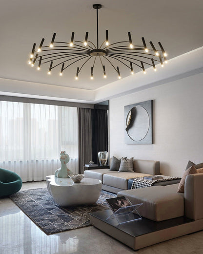 Adjustable Candelabra Chandelier
