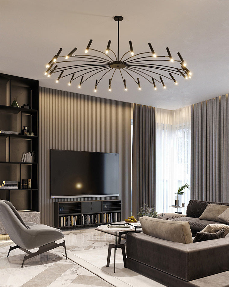 Adjustable Candelabra Chandelier
