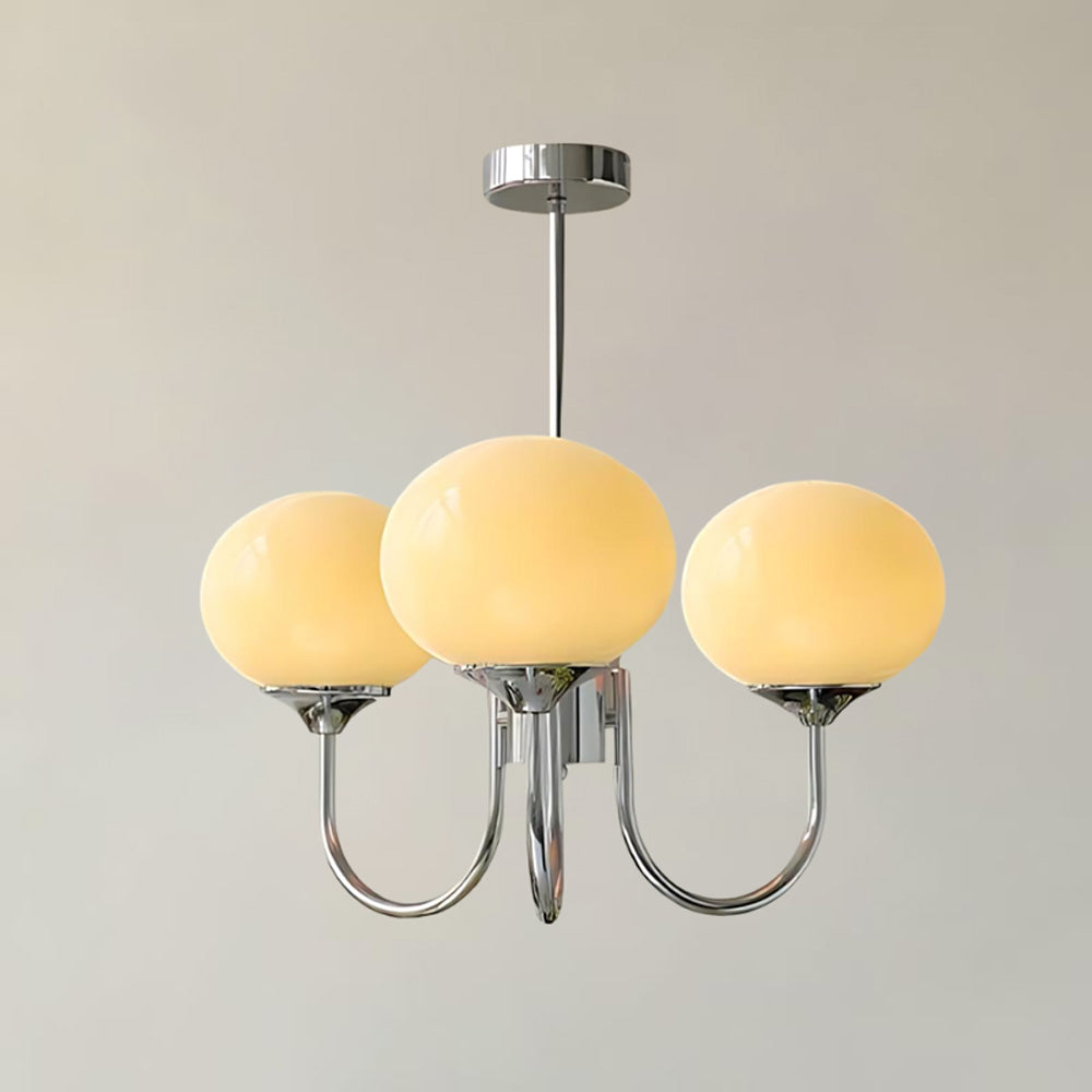 Pink Glass Bubble Chandelier - Glamour Rose