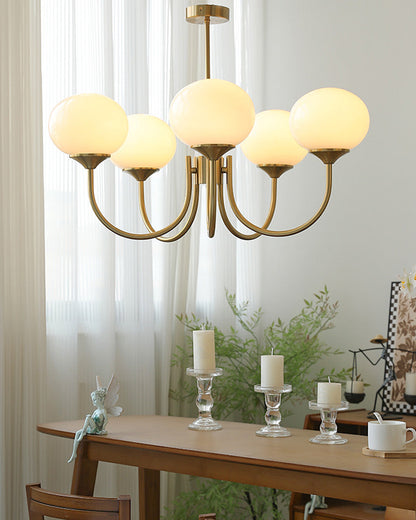 Pink Glass Bubble Chandelier - Glamour Rose