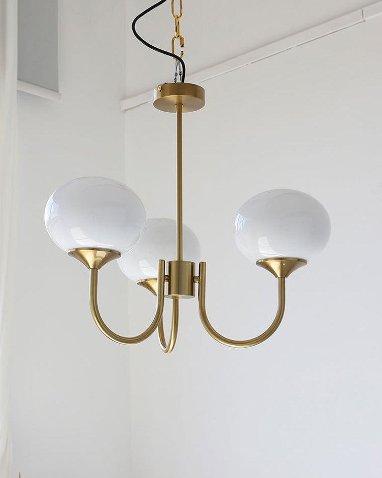 Pink Glass Bubble Chandelier - Glamour Rose