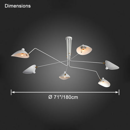 Semi-Flush Mount Ceiling Light - Arms