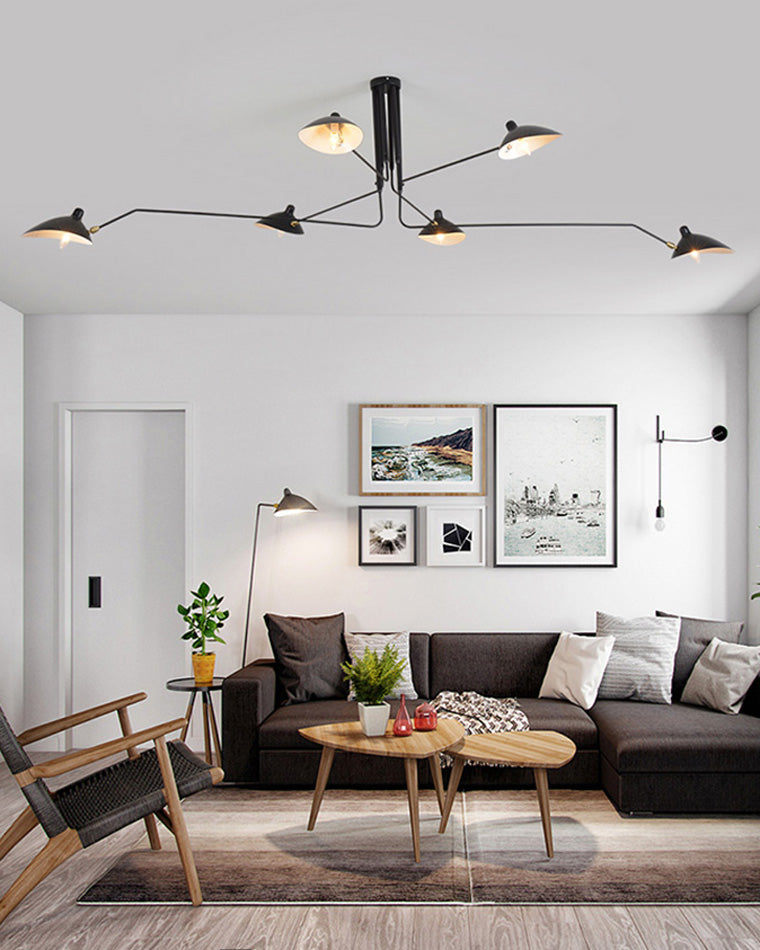 Semi-Flush Mount Ceiling Light - Arms