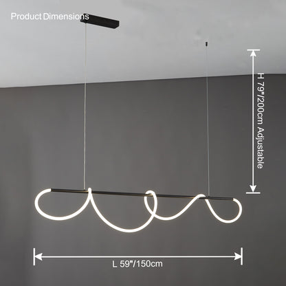 LED Linear Chandelier - LumeCord