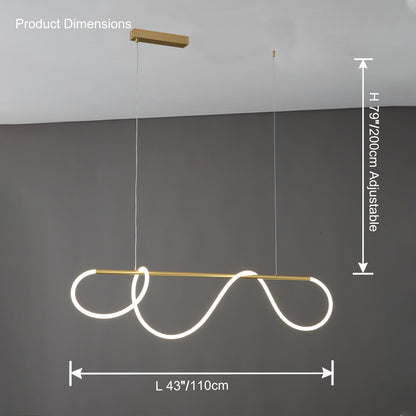 LED Linear Chandelier - LumeCord