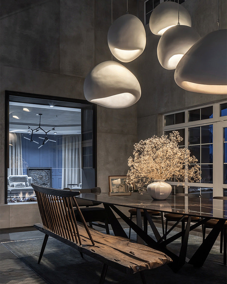 Wabi-Sabi ZenStone Pendant Light