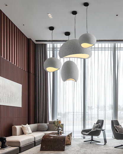 Wabi-Sabi ZenStone Pendant Light