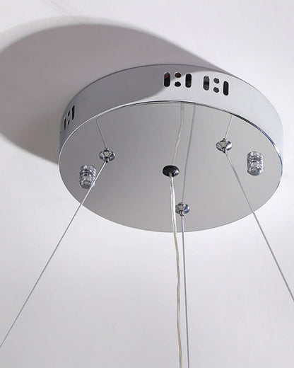 Round Chandelier - Fringed Shine