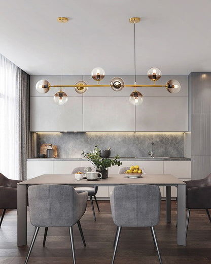 Lustre Linéaire à Globes