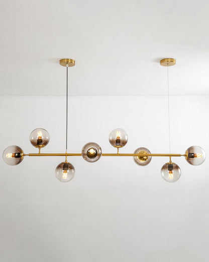 Lustre Linéaire à Globes