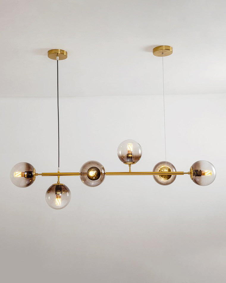 Lustre Linéaire à Globes