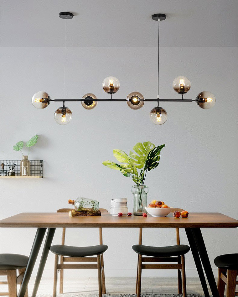 Lustre Linéaire à Globes