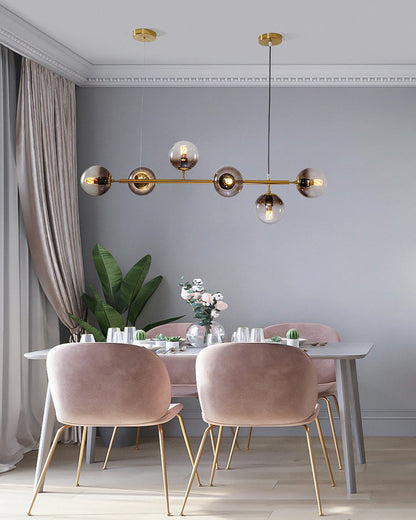 Lustre Linéaire à Globes