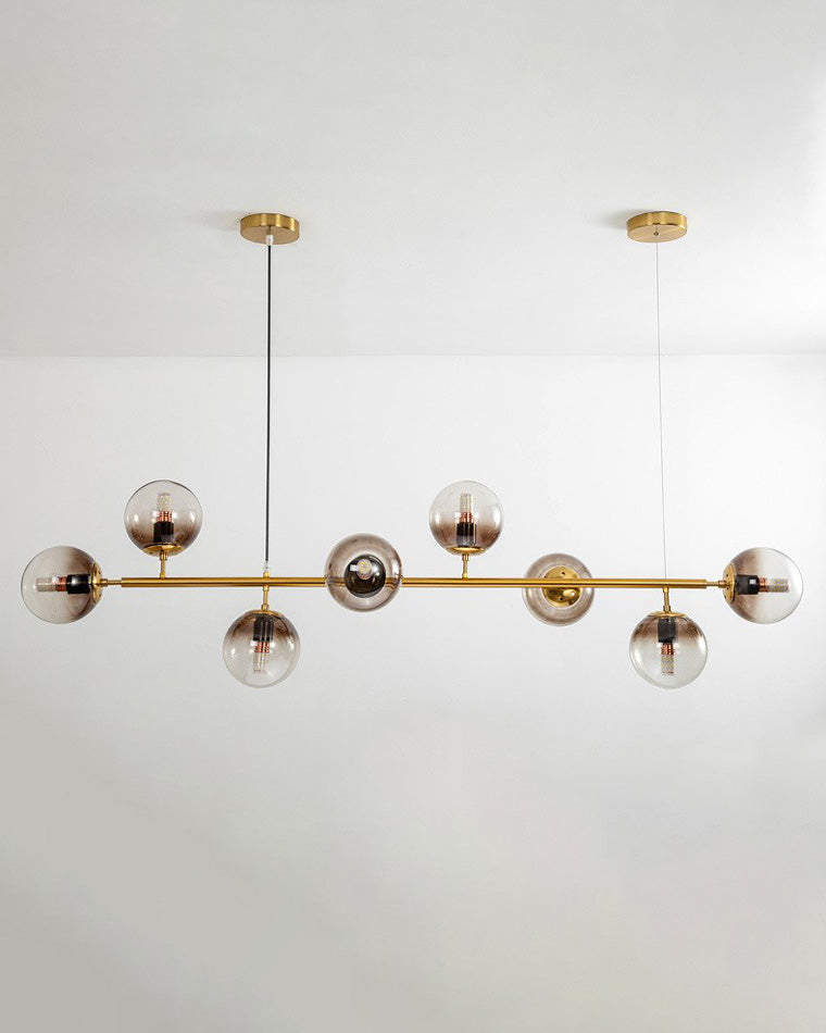 Lustre Linéaire à Globes