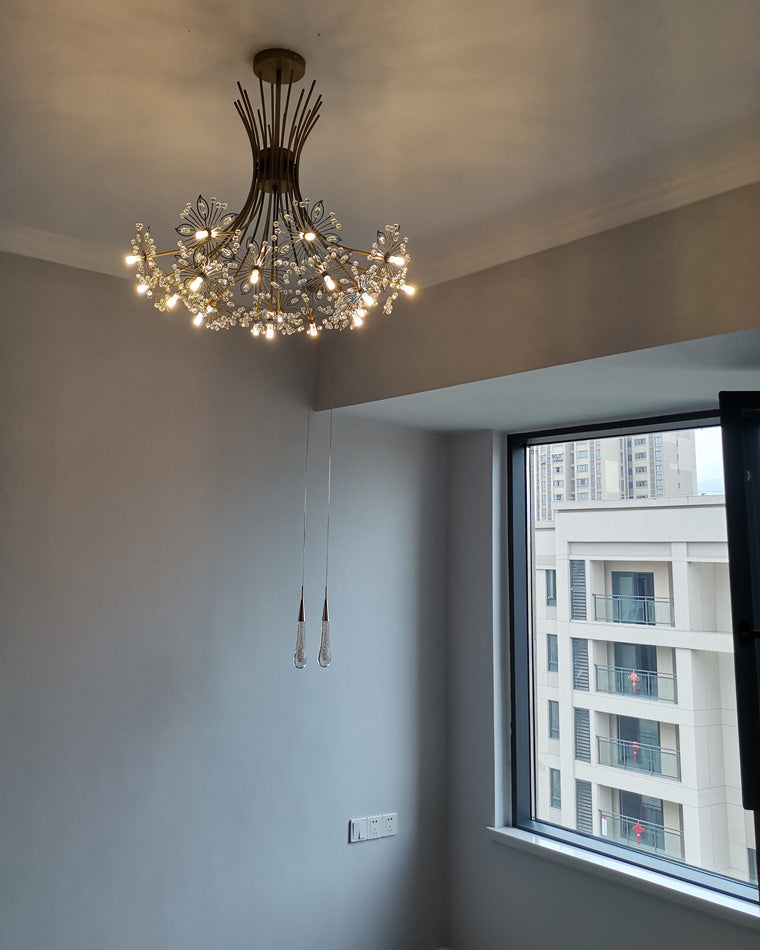 Crystal Chandelier - Bouquet Flower