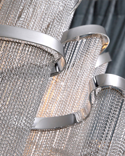 Metallic Cascade Chandelier
