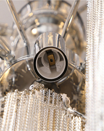 Metallic Cascade Chandelier