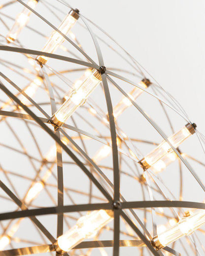 Lustre Céleste en Sphères Lumineuses
