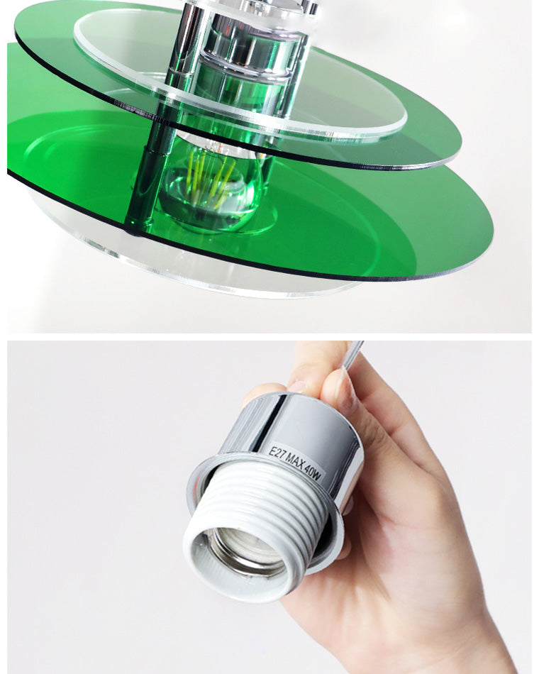 Suspension Soucoupe Volante - Space Age