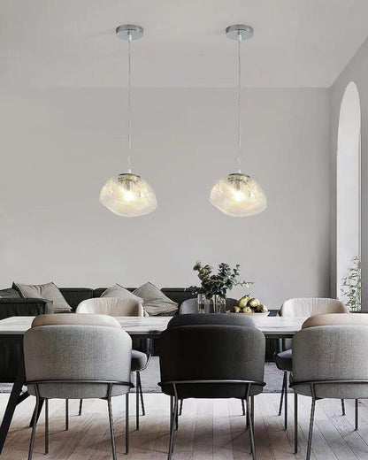 Cloud Chandelier in Blown Glass