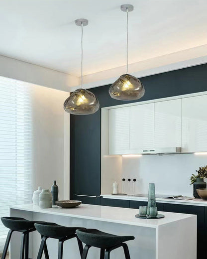 Cloud Chandelier in Blown Glass