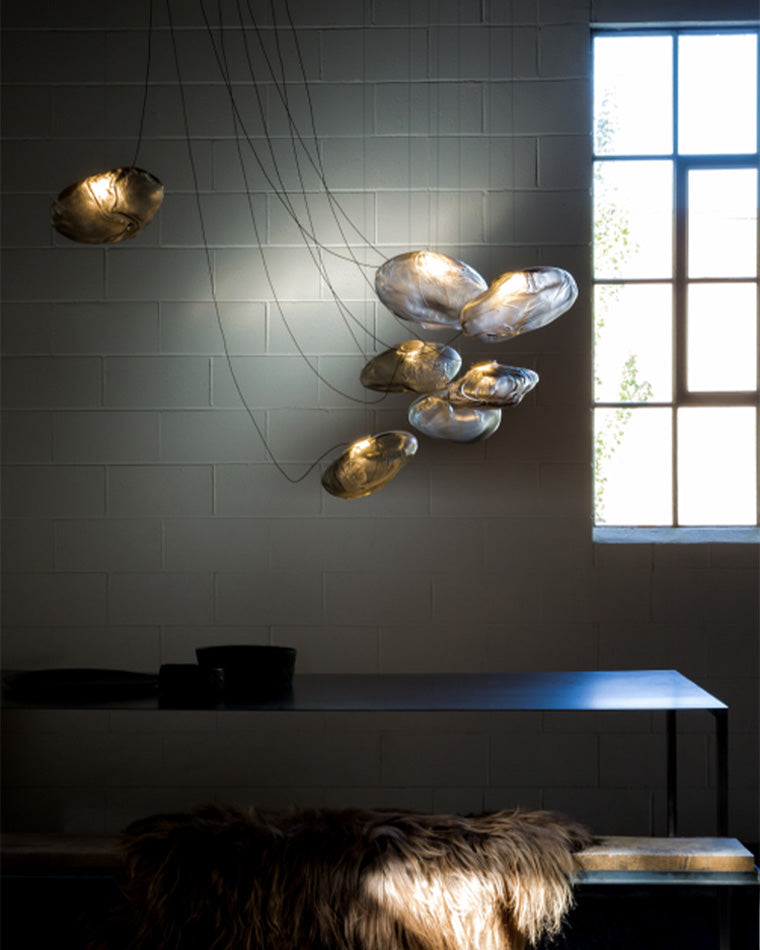 Cloud Chandelier in Blown Glass