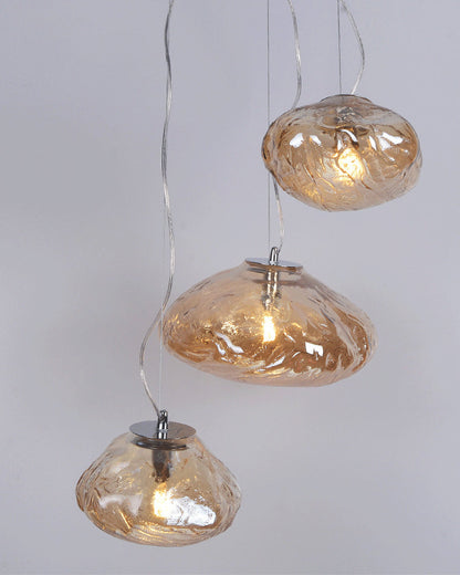 Cloud Chandelier in Blown Glass