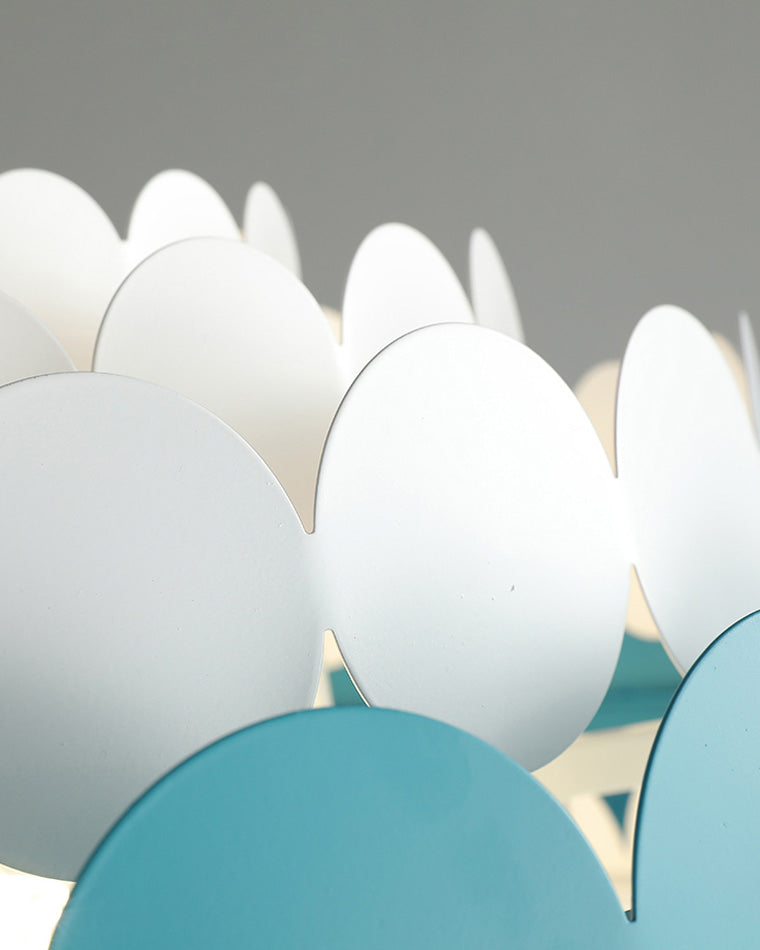 Scandinavian Scalloped Chandelier