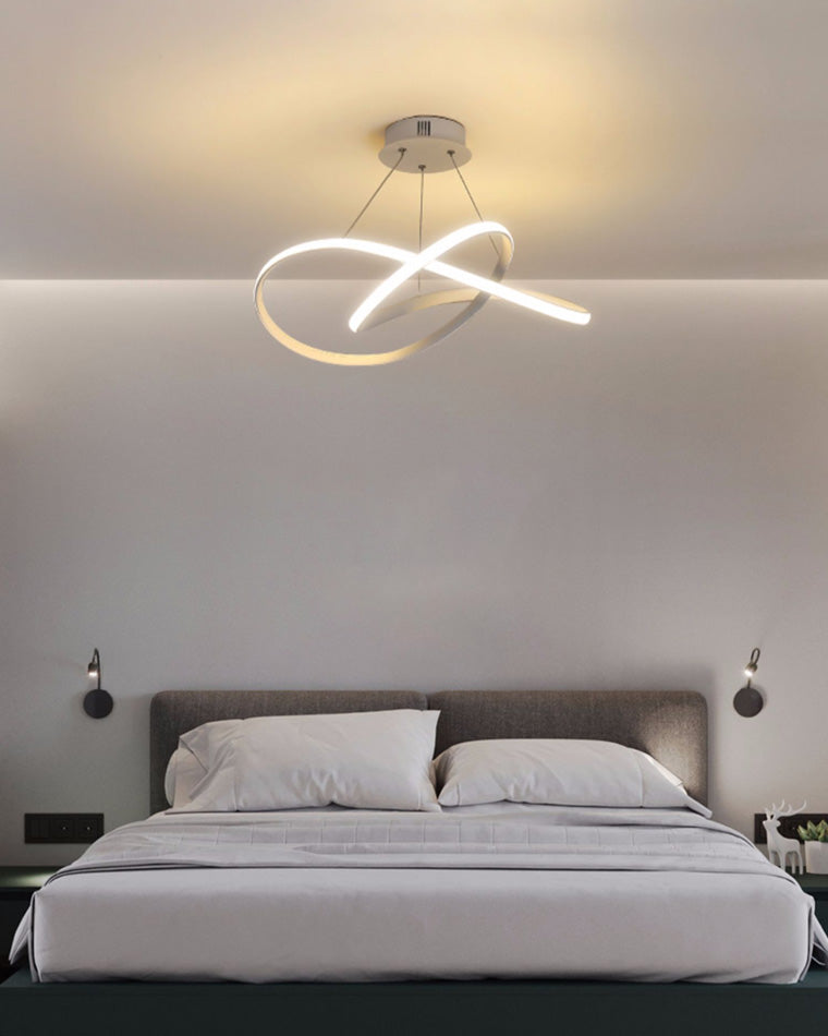 Infinity Ribbon Chandelier