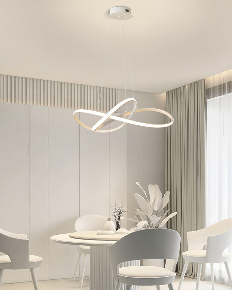 Infinity Ribbon Chandelier