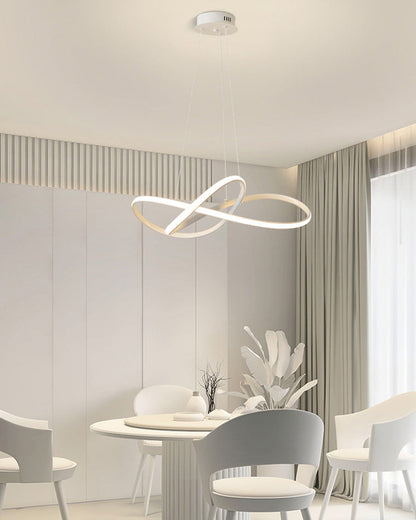 Infinity Ribbon Chandelier
