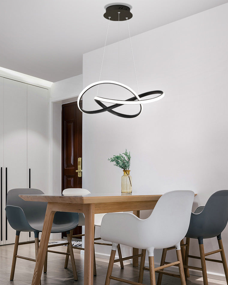 Infinity Ribbon Chandelier