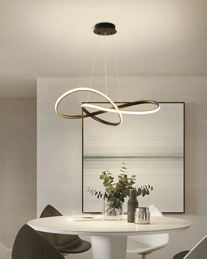 Infinity Ribbon Chandelier