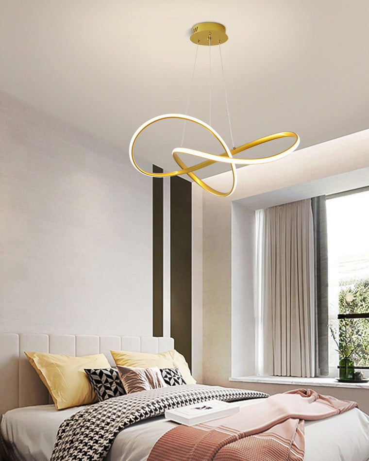 Infinity Ribbon Chandelier