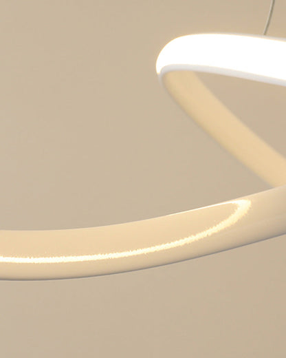 Infinity Ribbon Chandelier