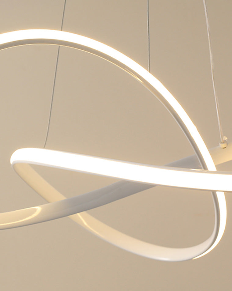 Infinity Ribbon Chandelier
