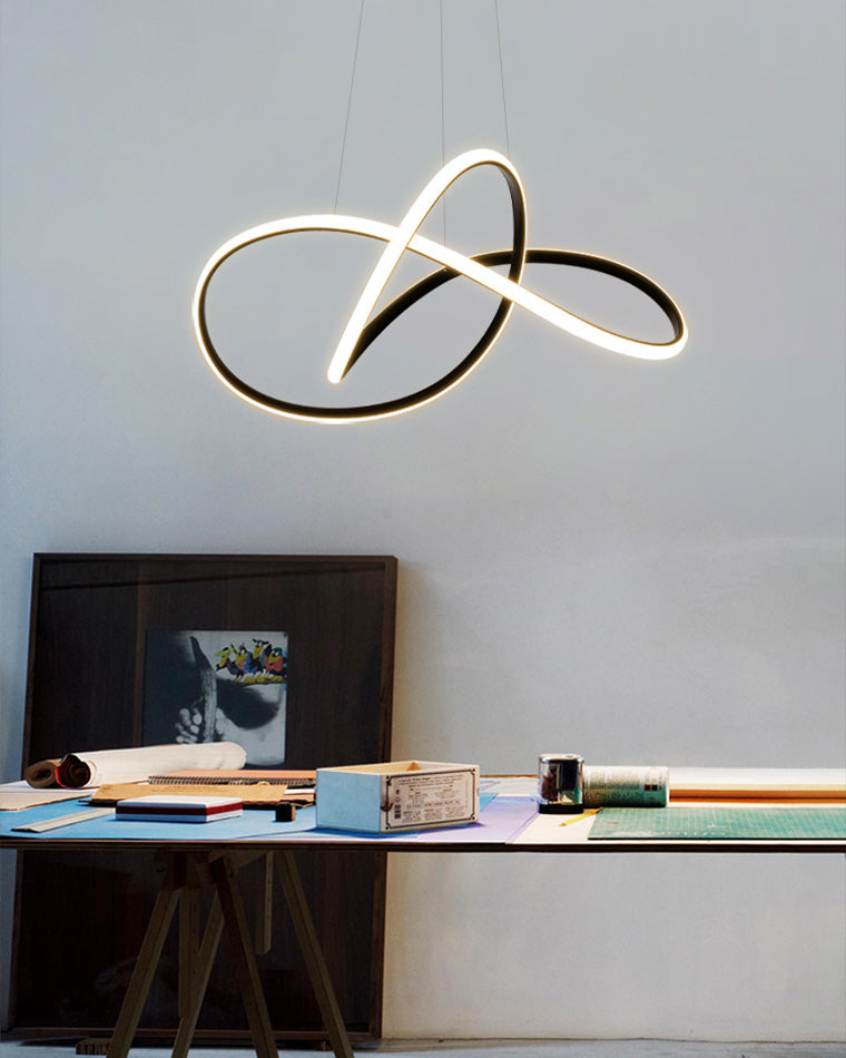 Infinity Ribbon Chandelier