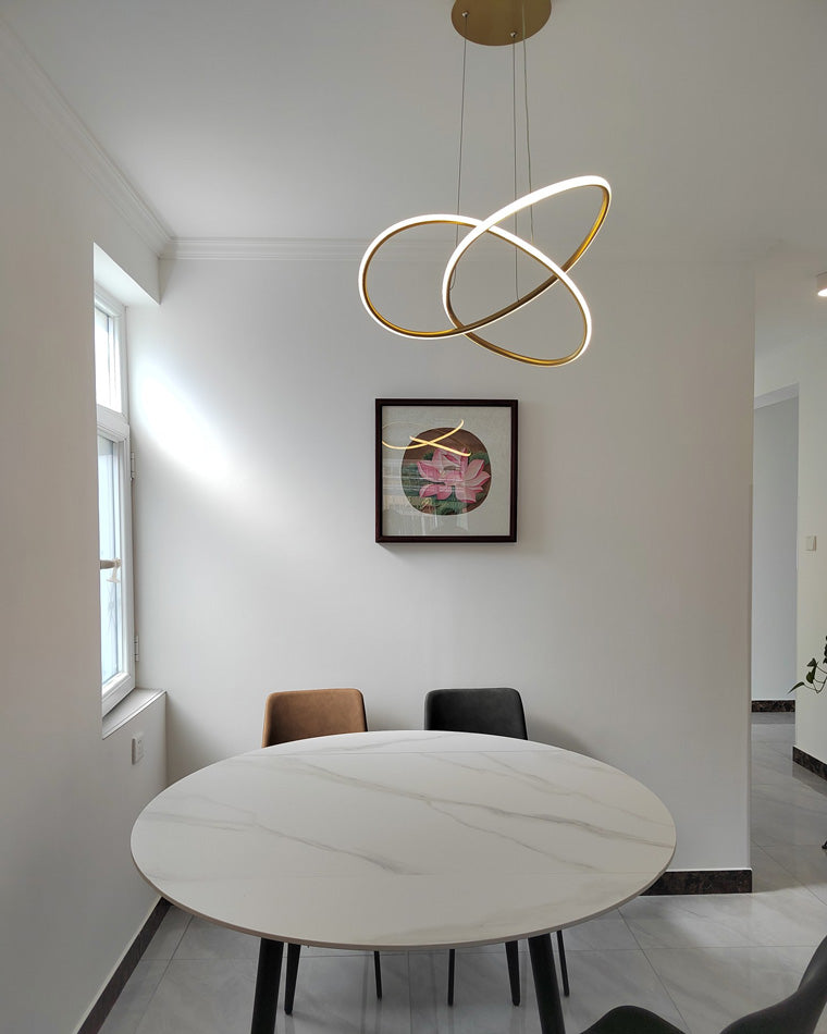 Infinity Ribbon Chandelier