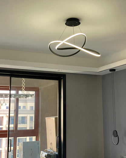 Infinity Ribbon Chandelier
