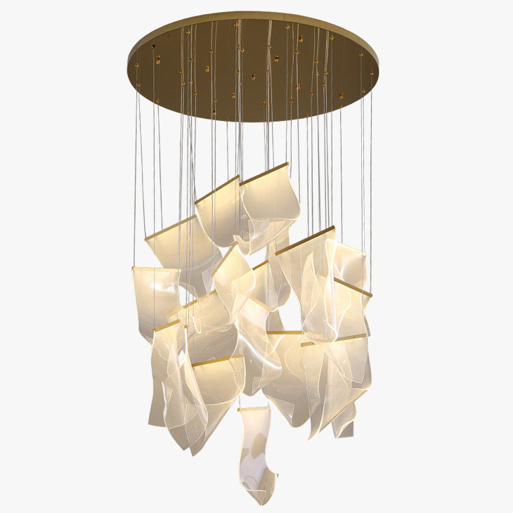 Brass Breeze Chandelier