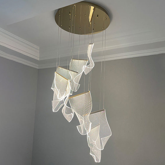 Brass Breeze Chandelier