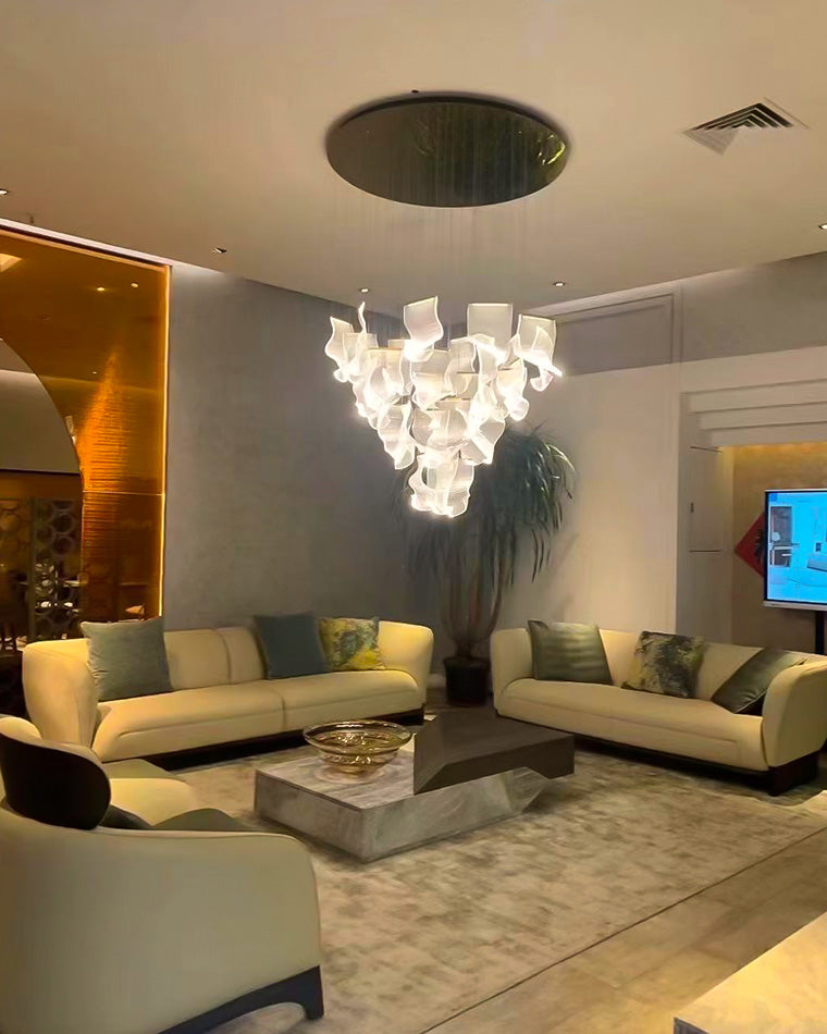 Brass Breeze Chandelier